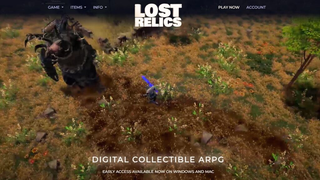 RPG play to earn lost relics
