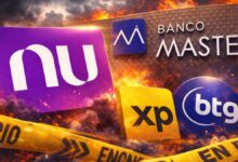 XP, BTG e Nubank entram na mira da Justiça por venda de CDBs ligados ao Banco Master