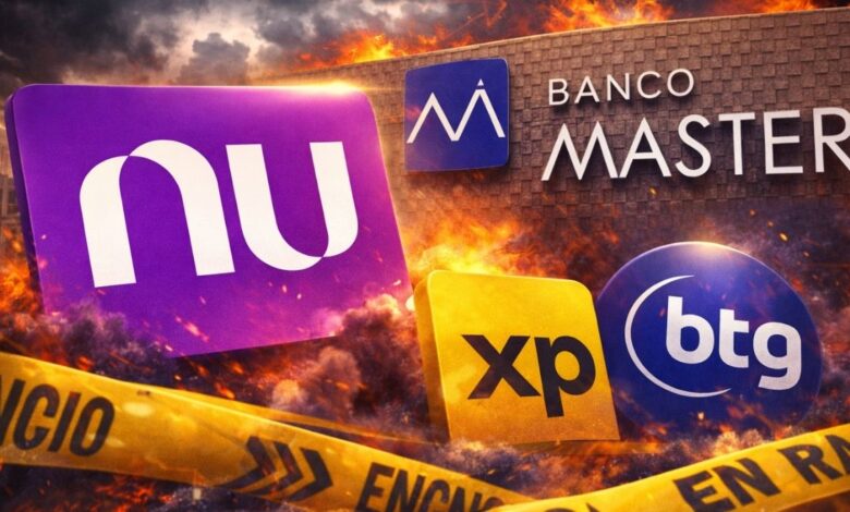 XP, BTG e Nubank entram na mira da Justiça por venda de CDBs ligados ao Banco Master
